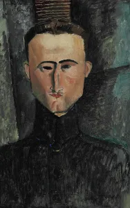 Modigliani Prints: Portrait of the painter Andre Rouveyre, 1915. Creator: Modigliani, Amedeo (1884-1920)