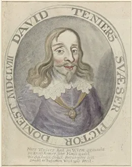Portrait of the painter David Teniers the Younger, c.1658. Creator: Anon