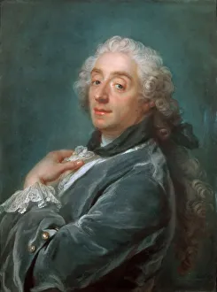Lundberg Prints: Portrait of the painter Francois Boucher (1703-1770), 1741
