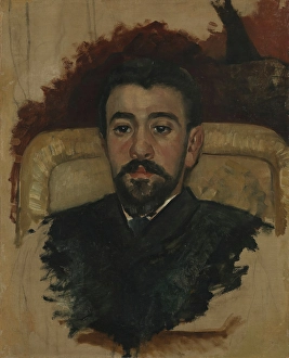 The Fine Art Collections Prints: Portrait of the painter Giuseppe de Nittis, Before 1883. Creator: Edouard Manet