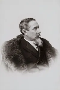 Siemiradzki Prints: Portrait of the painter Henryk Siemiradzki (1843-1902), 1893. Creator: Mieczkowski
