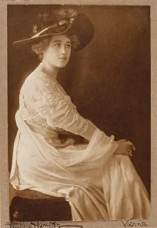 The United States Prints: Portrait of the painter Hertha Clotilde Sofie von Doblhoff