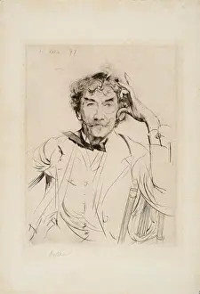 Whistler Prints: Portrait of the painter James Abbott McNeill Whistler (1834-1903)