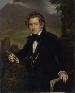 Briullov Prints: Portrait of the painter Karl Pavlovich Bryullov (1799-1852)