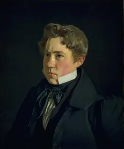 Lithographer Prints: Portrait of the Painter and Lithographer P.H. Gemzoe, 1833. Creator: Christen Kobke