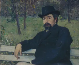 Nesterov Prints: Portrait of the painter Nikolai Alexandrovich Yaroshenko (1846-1898)