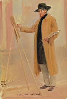 Portrait of the Painter Otto Valstad, 1902. Creator: Vaino Hamalainen