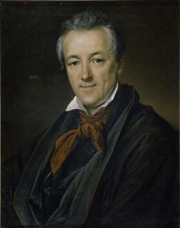 Images Dated 13th June 2013: Portrait of the painter Pyotr Fyodorovich Sokolov (1791-1848), 1833
