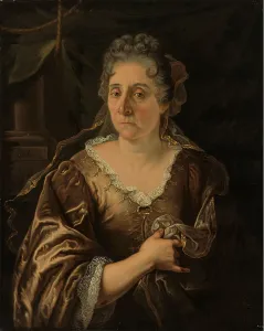 Pool Prints: Portrait of the painter Rachel Ruysch (1664-1750)