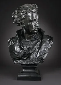 Couture Thomas Prints: Portrait of the Painter Thomas Couture, 1848. Creator: Jean Baptiste Clésinger