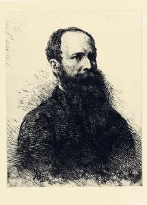 Vasily Vasilyevich 1856 1917 Prints: Portrait of the painter Vasili Vereshchagin (1842-1904)