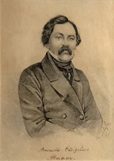 Timm Prints: Portrait of the Painter Vasily Fyodorovich (Georg Wilhelm) Timm (1820-1895)