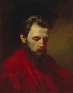 Schwarz Prints: Portrait of the painter Vyacheslav Grigoryevich Schwarz (1838-1869)