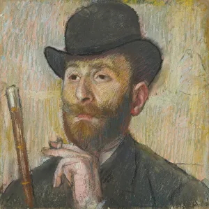 Edgar 1834 1917 Gallery: Portrait of the Painter Zakar Zakarian (1849-1923), ca 1885