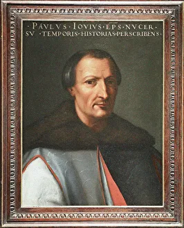 Cristofano 1525 1605 Prints: Portrait of Paolo Giovio, Between 1552 and 1568