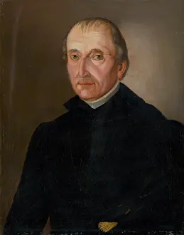 Portrait of Pastor Bukovansky, 1833-1836. Creator: Ludwig Ermini