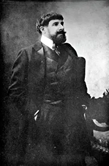 Robert Harborough Prints: Portrait of Paul Adam, 1912. Creator: Henri Manuel