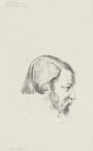 Redon Prints: Portrait of Paul Serusier (1864-1927), 1903