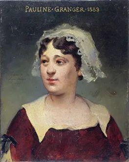 Lappet Prints: Portrait of Pauline Granger (1833-1913)