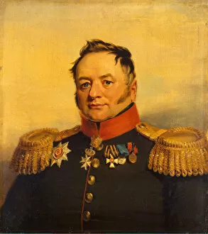 Portrait of Pavel Alexeyevich Tuchkov (1776-1858), before 1825. Artist: Dawe, George (1781-1829)