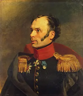 Sideburns Prints: Portrait of Pavel I. Neudhardt (1779-1850), 1822. Creator: Workshop of George Dawe