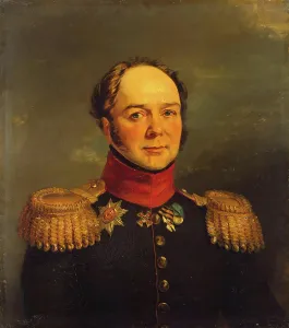 Braid Prints: Portrait of Pavel N. Ushakov (1779-1853) (1st)