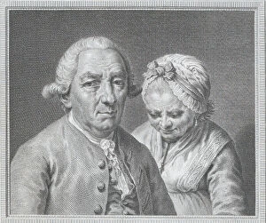 Portrait of Pedro de Salvador Carmona and his wife María García, 1780. Creator: Manuel Salvador Carmona