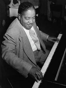 Portrait of Pete Johnson, Café Society (Downtown)(?), New York, N.Y. ca. Aug. 1946. Creator: William Paul Gottlieb