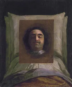 Sickness Prints: Portrait of Peter the Great on his Death-Bed, 1725. Creator: Louis Caravaque