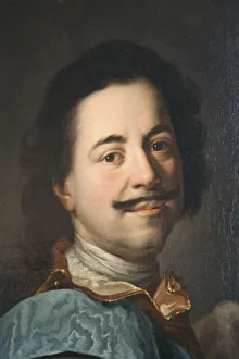 Images Dated 21st June 2011: Portrait of Peter the Great, first half of 19th century