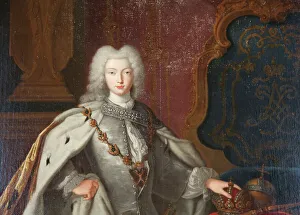 Images Dated 21st June 2011: Portrait of Peter II, c1728