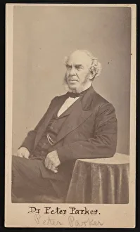 Portrait of Peter Parker (1804-1888), 1869. Creator: Augustus Marshall Portrait of Peter Parker (1804-1888), 1869. Creator: Augustus Marshall