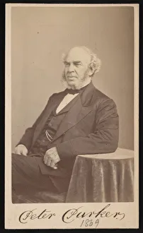 Portrait of Peter Parker (1804-1888), 1869. Creator: Augustus Marshall