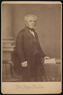 Portrait of Peter Parker (1804-1888), Before 1888. Creator: Mathew Brady Portrait of Peter Parker (1804-1888), Before 1888. Creator: Mathew Brady