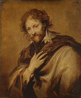 Grisaille Prints: Portrait of Peter Paul Rubens (1577-1640), c.1630-c.1650. Creator: Unknown