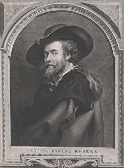 Ponce Gallery: Portrait of Peter Paul Rubens, aged 46, 1630. 1630. Creator: Paulus Pontius