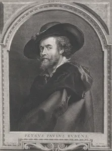 Paulus Prints: Portrait of Peter Paul Rubens, aged 46, 1630. 1630. Creator: Paulus Pontius