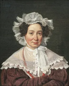 Nivaagaard Collection Prints: Portrait of Petra Ottilia Marstrand