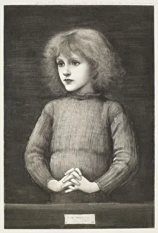 Androgyny Prints: Portrait of Philip Comyns-Carr, 1882, (1900). Creator: Unknown