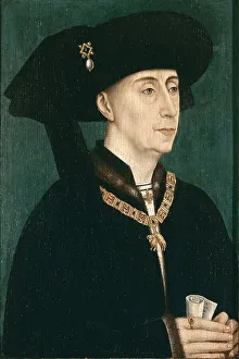 Portrait of Philip the Good (1396-1467), after 1450. Artist: Weyden, Rogier van der, (Workshop) Portrait of Philip the Good (1396-1467), after 1450. Artist: Weyden, Rogier van der, (Workshop)