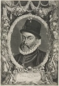 Jonas Suyderhoef Prints: Portrait of Philip II, King of Spain