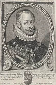 Johannes Gallery: Portrait of Philip III, King of Spain, ca. 1650. Creator: Pieter de Jode II