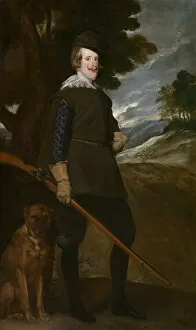 Diego Velazquez Gallery: Portrait of Philip IV, c. 1632. Creator: Workshop of Diego Velázquez