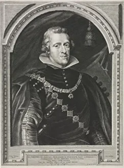 Portrait of Philip IV. Creator: Paulus Pontius (Flemish, 1603-1658)