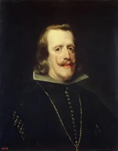 Philip Iv Prints: Portrait of Philip IV, King of Spain, 1658. Creator: Workshop of Diego Velazquez