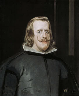 Philip Iv Gallery: Portrait of Philip IV of Spain, c. 1653. Artist: Velazquez, Diego (1599-1660)