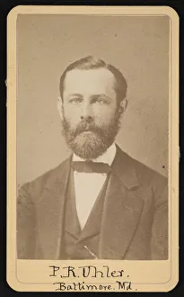 Portrait of Philip Reese Uhler (1835-1913), Circa 1860s. Creator: Thomas P Varley Portrait of Philip Reese Uhler (1835-1913), Circa 1860s. Creator: Thomas P Varley