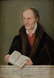 Lucas Ii Cranach Prints: Portrait of Philipp Melanchthon (1497-1560)