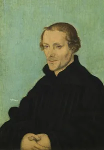 Protestantism Prints: Portrait of Philipp Melanchton, 1532. Creator: Lucas Cranach the Elder