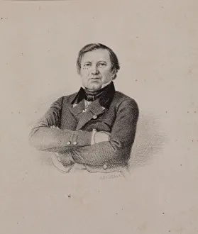 Portrait of the Philosopher Ivan Ivanovich Davydov (1794-1863), 1840s